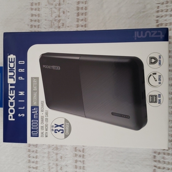 Selfie stick tripod, double charging cable, pocket juice portable charger - Picture 2 of 9